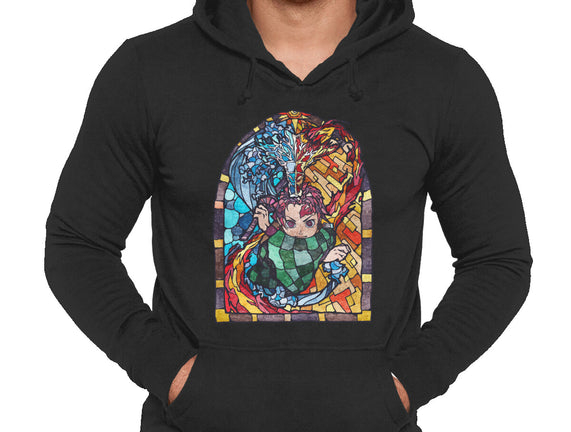 Tanjiro Stained Glass