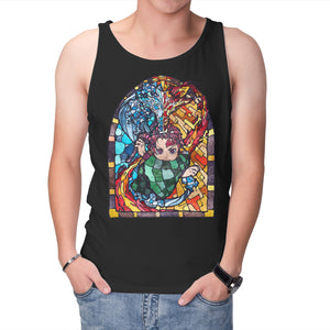 Tanjiro Stained Glass