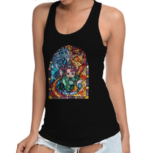 Tanjiro Stained Glass