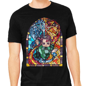 Tanjiro Stained Glass