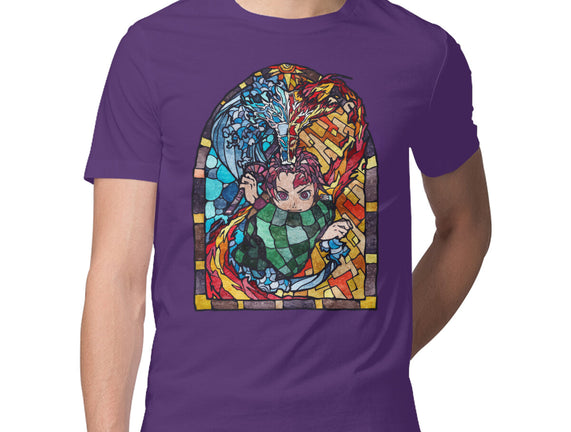 Tanjiro Stained Glass