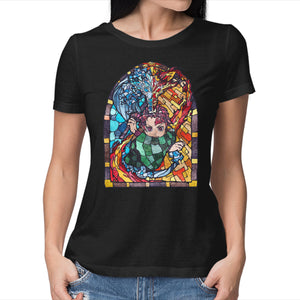Tanjiro Stained Glass