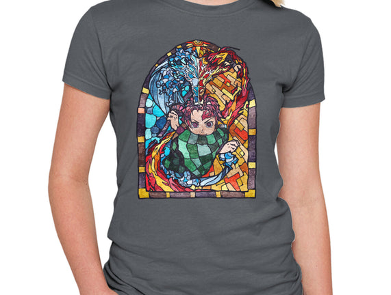 Tanjiro Stained Glass