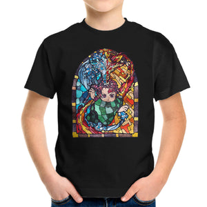 Tanjiro Stained Glass