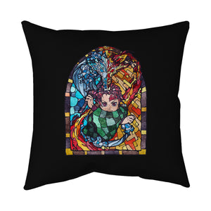 Tanjiro Stained Glass