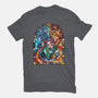 Tanjiro Stained Glass-Womens-Fitted-Tee-line13design