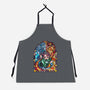 Tanjiro Stained Glass-Unisex-Kitchen-Apron-line13design