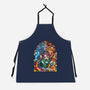 Tanjiro Stained Glass-Unisex-Kitchen-Apron-line13design