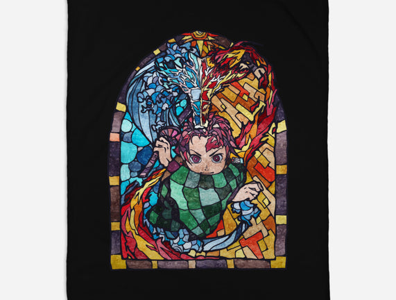 Tanjiro Stained Glass