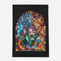 Tanjiro Stained Glass-None-Outdoor-Rug-line13design
