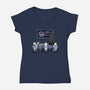 Death Exam-Womens-V-Neck-Tee-NMdesign
