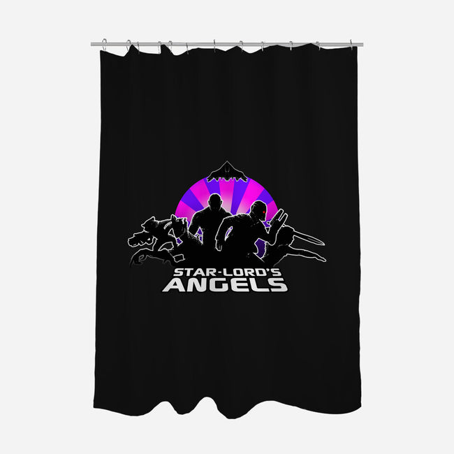 Star-Lord's Angels-None-Polyester-Shower Curtain-daobiwan