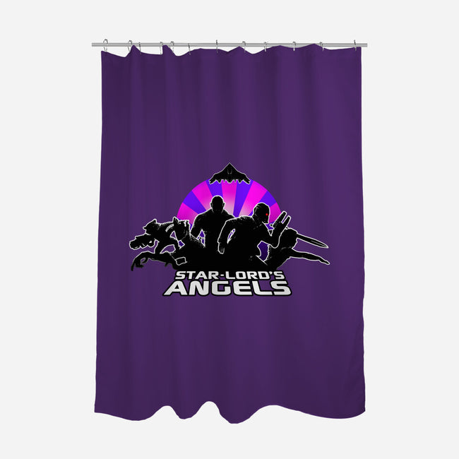 Star-Lord's Angels-None-Polyester-Shower Curtain-daobiwan