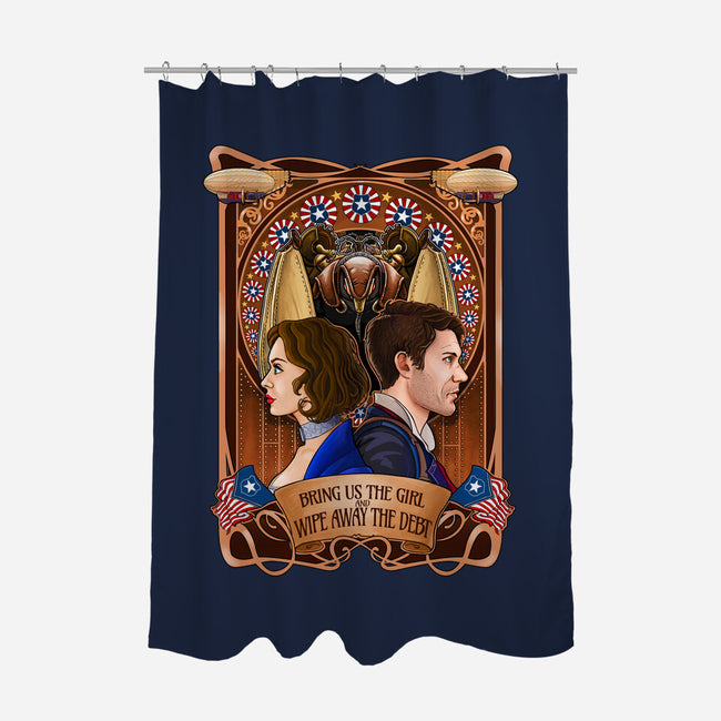 Wipe Away The Debt-None-Polyester-Shower Curtain-daobiwan