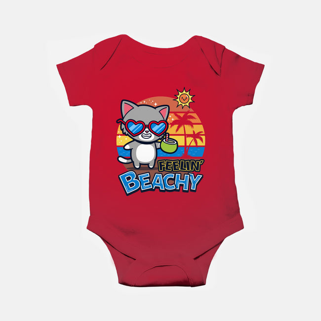 Feelin' Beachy-Baby-Basic-Onesie-Boggs Nicolas