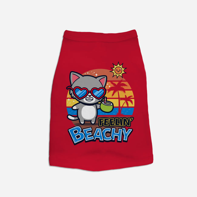 Feelin' Beachy-Cat-Basic-Pet Tank-Boggs Nicolas