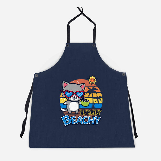 Feelin' Beachy-Unisex-Kitchen-Apron-Boggs Nicolas