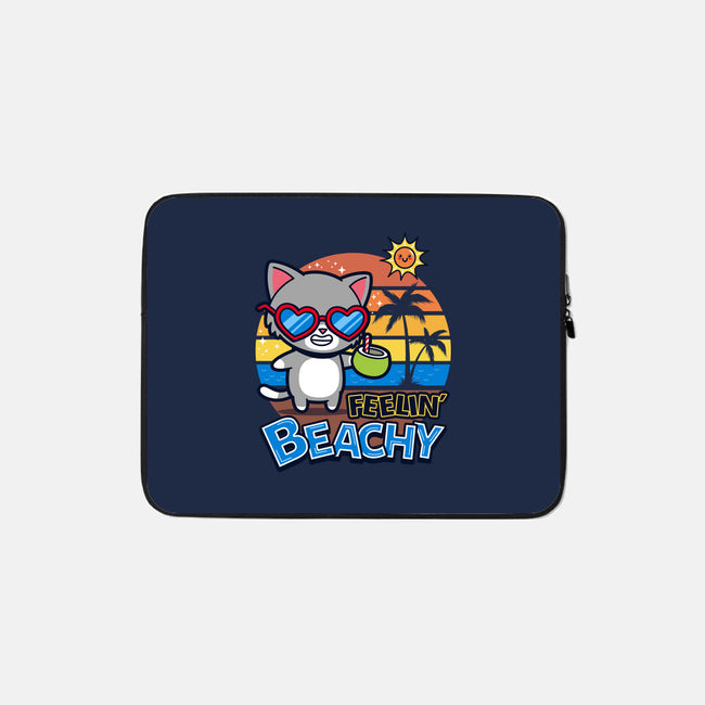 Feelin' Beachy-None-Zippered-Laptop Sleeve-Boggs Nicolas