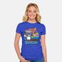 Feelin' Beachy-Womens-Fitted-Tee-Boggs Nicolas