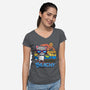 Feelin' Beachy-Womens-V-Neck-Tee-Boggs Nicolas