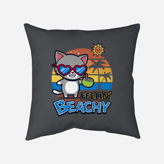 Feelin' Beachy-None-Removable Cover w Insert-Throw Pillow-Boggs Nicolas