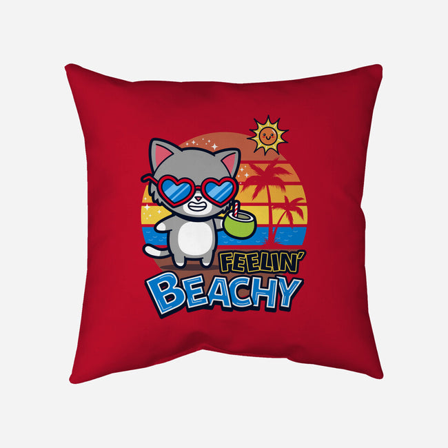 Feelin' Beachy-None-Removable Cover w Insert-Throw Pillow-Boggs Nicolas