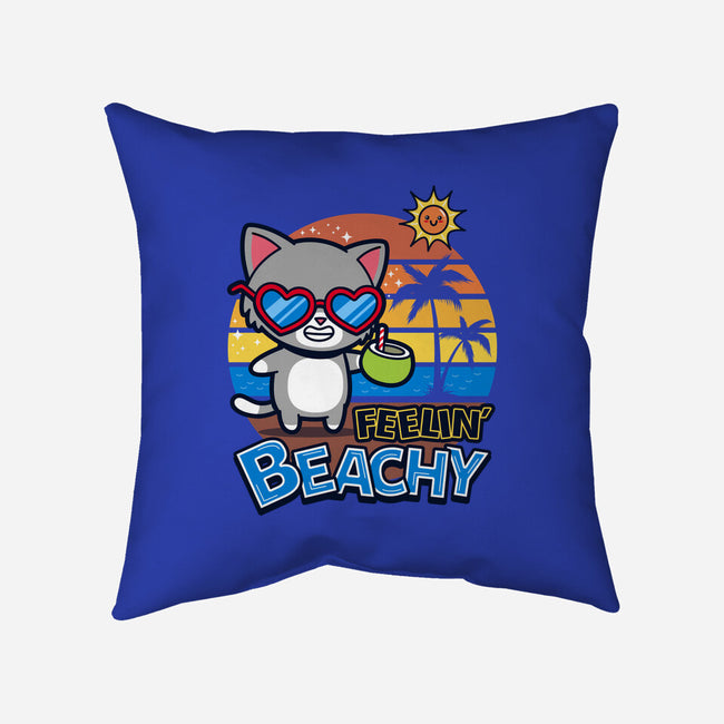 Feelin' Beachy-None-Removable Cover w Insert-Throw Pillow-Boggs Nicolas