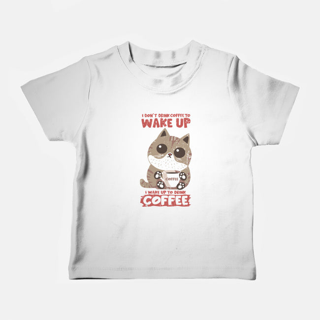 I Wake Up For Coffee-Baby-Basic-Tee-turborat14