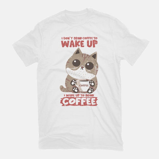 I Wake Up For Coffee-Youth-Basic-Tee-turborat14