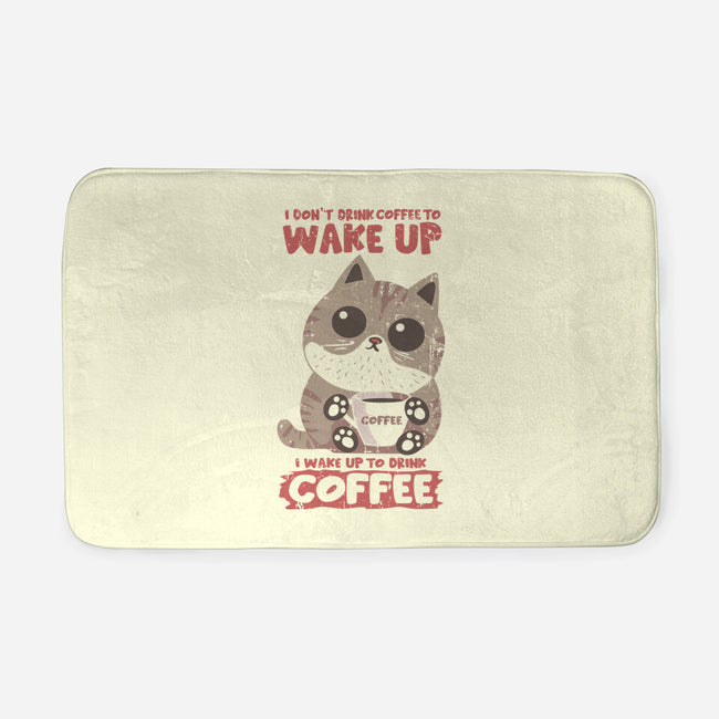 I Wake Up For Coffee-None-Memory Foam-Bath Mat-turborat14