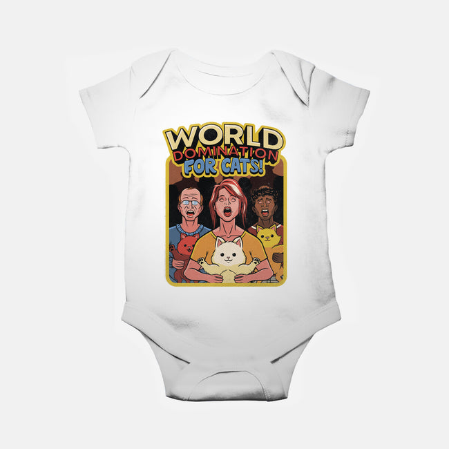 World Domination-Baby-Basic-Onesie-tobefonseca