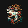 Pirate Shark Tattoo-Youth-Crew Neck-Sweatshirt-NemiMakeit