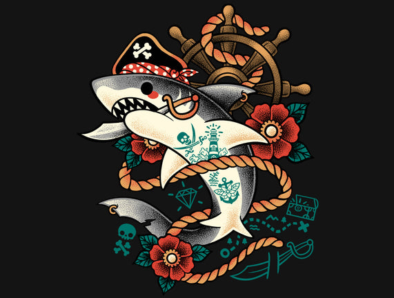 Pirate Shark Tattoo