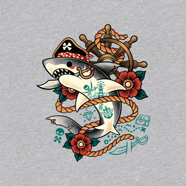 Pirate Shark Tattoo-Unisex-Pullover-Sweatshirt-NemiMakeit
