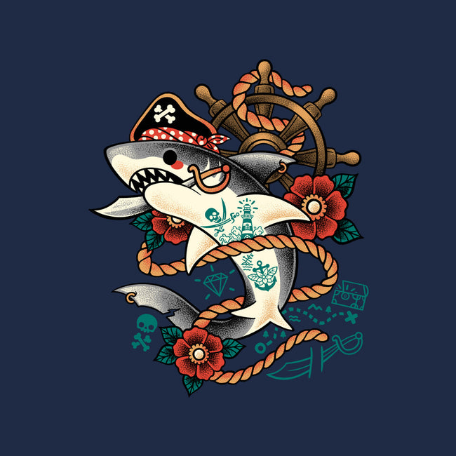 Pirate Shark Tattoo-Womens-Racerback-Tank-NemiMakeit