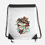Pirate Shark Tattoo-None-Drawstring-Bag-NemiMakeit