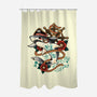 Pirate Shark Tattoo-None-Polyester-Shower Curtain-NemiMakeit