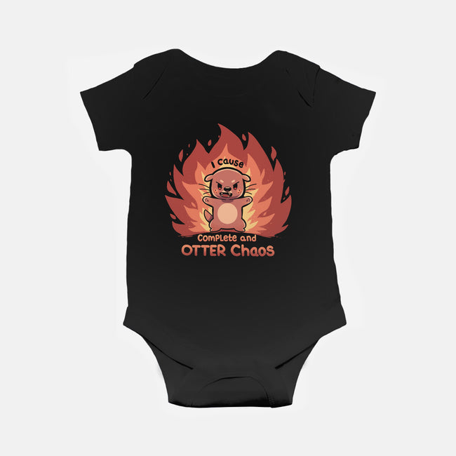 Otter Chaos-Baby-Basic-Onesie-TechraNova