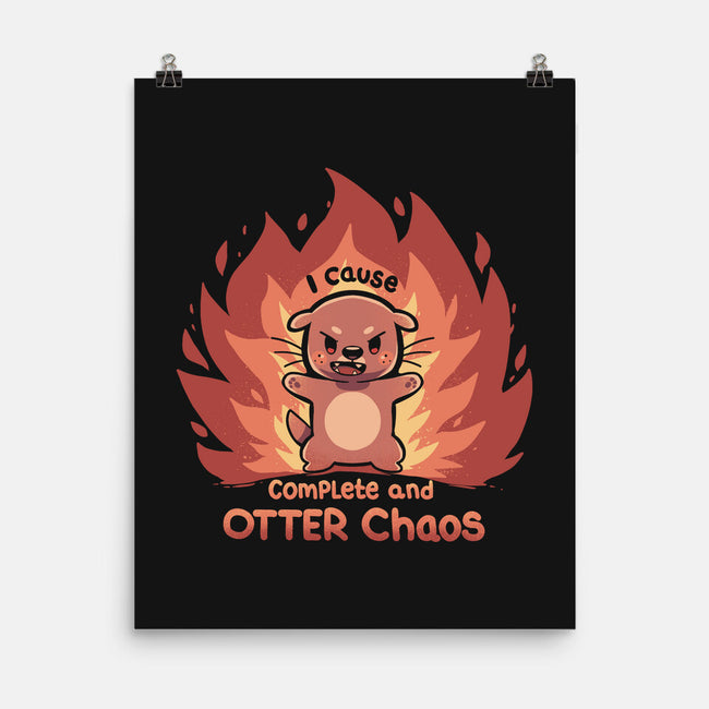 Otter Chaos-None-Matte-Poster-TechraNova