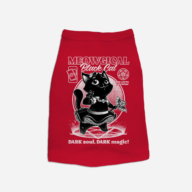 Magical Black Cat Girl-Dog-Basic-Pet Tank-Studio Mootant