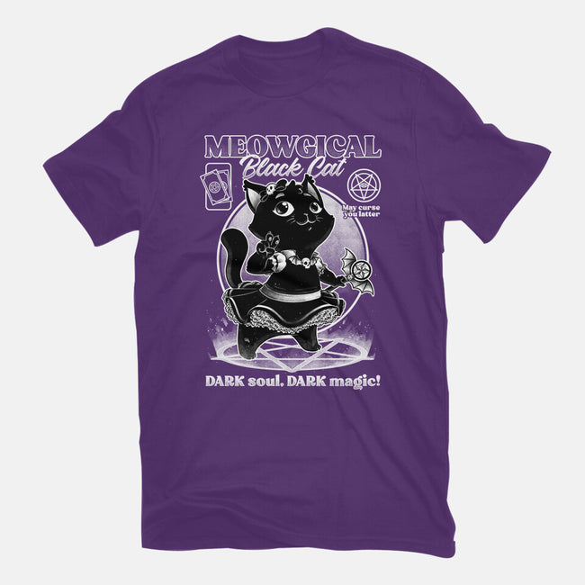 Magical Black Cat Girl-Youth-Basic-Tee-Studio Mootant