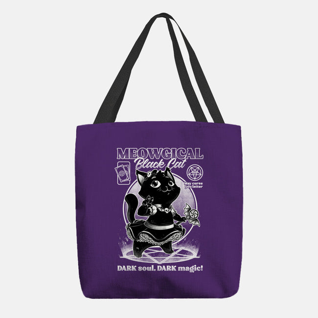 Magical Black Cat Girl-None-Basic Tote-Bag-Studio Mootant