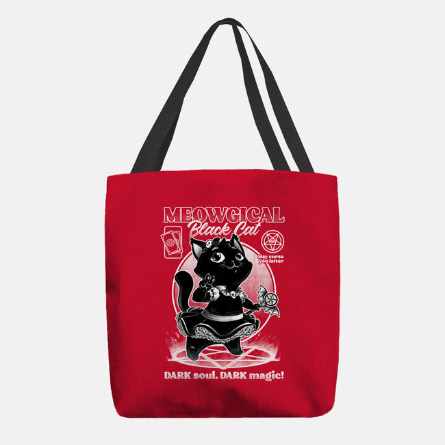 Magical Black Cat Girl-None-Basic Tote-Bag-Studio Mootant