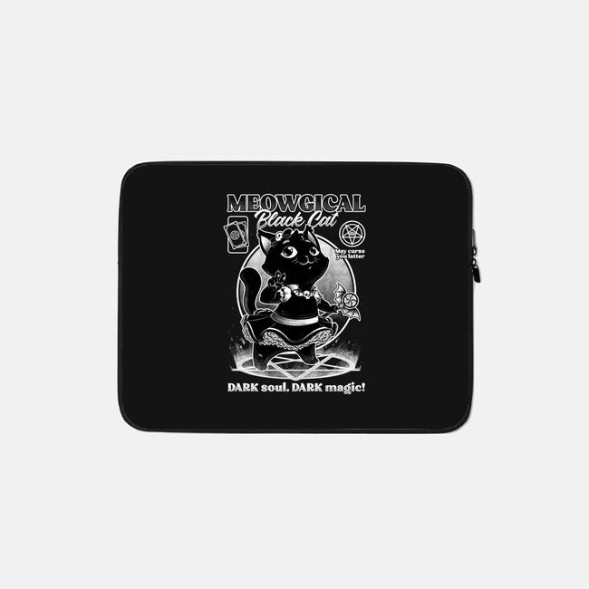 Magical Black Cat Girl-None-Zippered-Laptop Sleeve-Studio Mootant