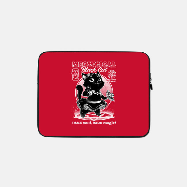 Magical Black Cat Girl-None-Zippered-Laptop Sleeve-Studio Mootant