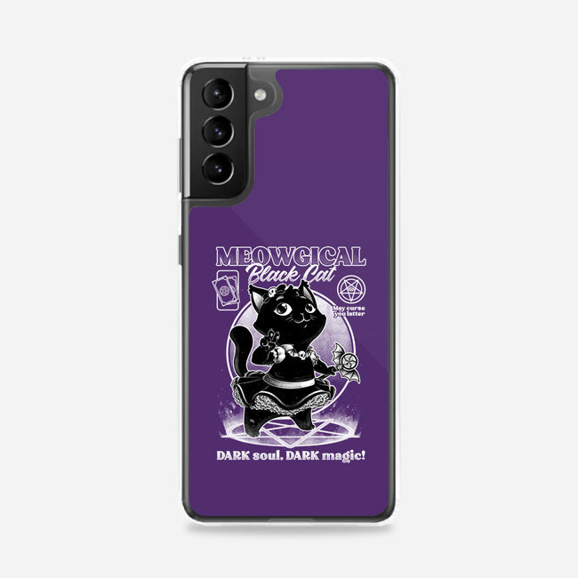 Magical Black Cat Girl-Samsung-Snap-Phone Case-Studio Mootant