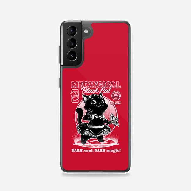 Magical Black Cat Girl-Samsung-Snap-Phone Case-Studio Mootant