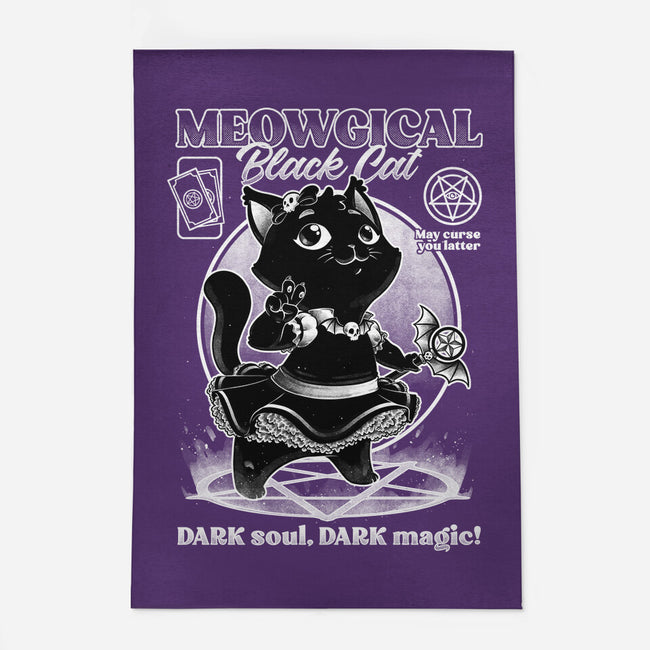 Magical Black Cat Girl-None-Indoor-Rug-Studio Mootant