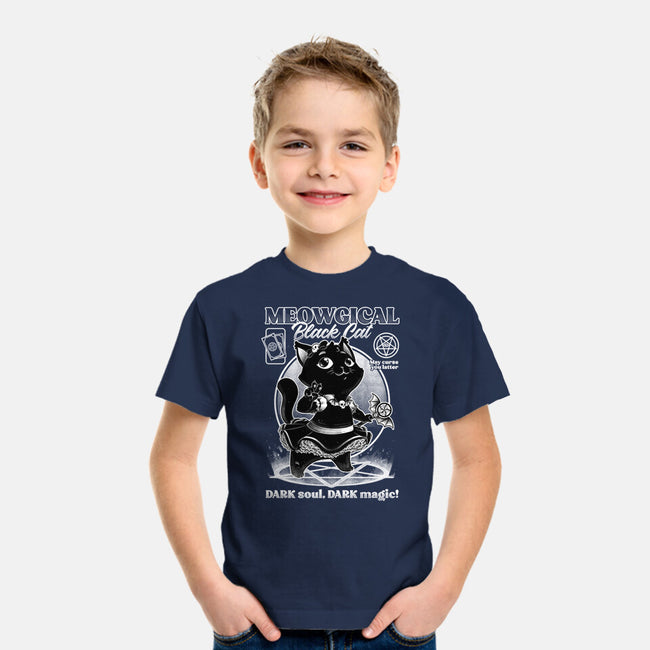 Magical Black Cat Girl-Youth-Basic-Tee-Studio Mootant