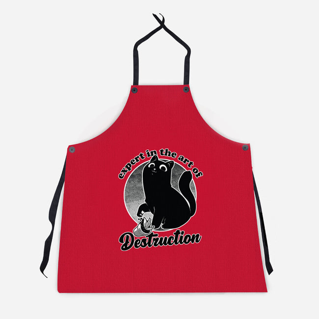 Expert In Destruction-Unisex-Kitchen-Apron-Studio Mootant